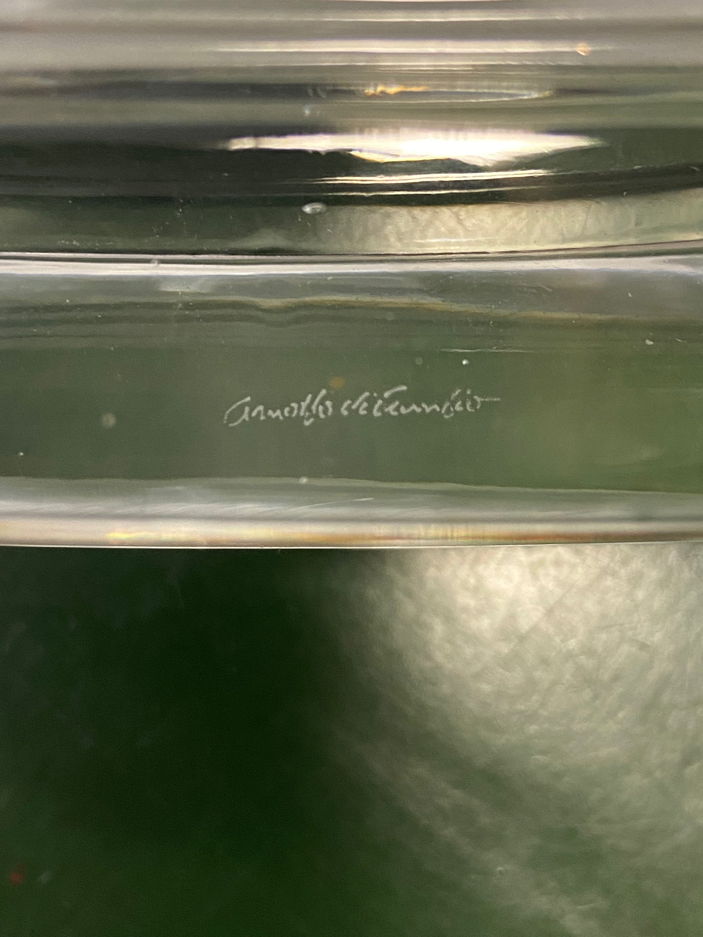 scultura in cristallo "Ferrari Testarossa"