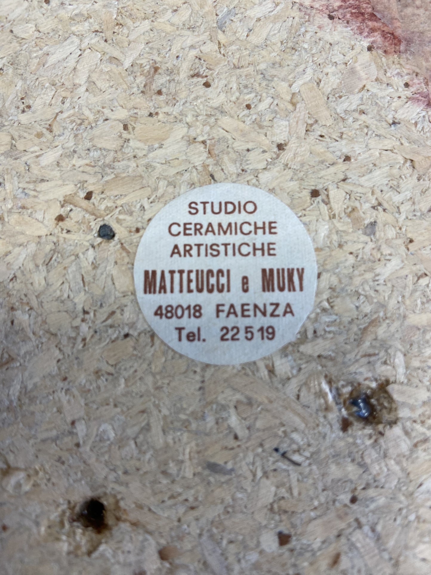 Ceramica di Faenza- Bassorilievo in ceramica di Domenico Matteucci