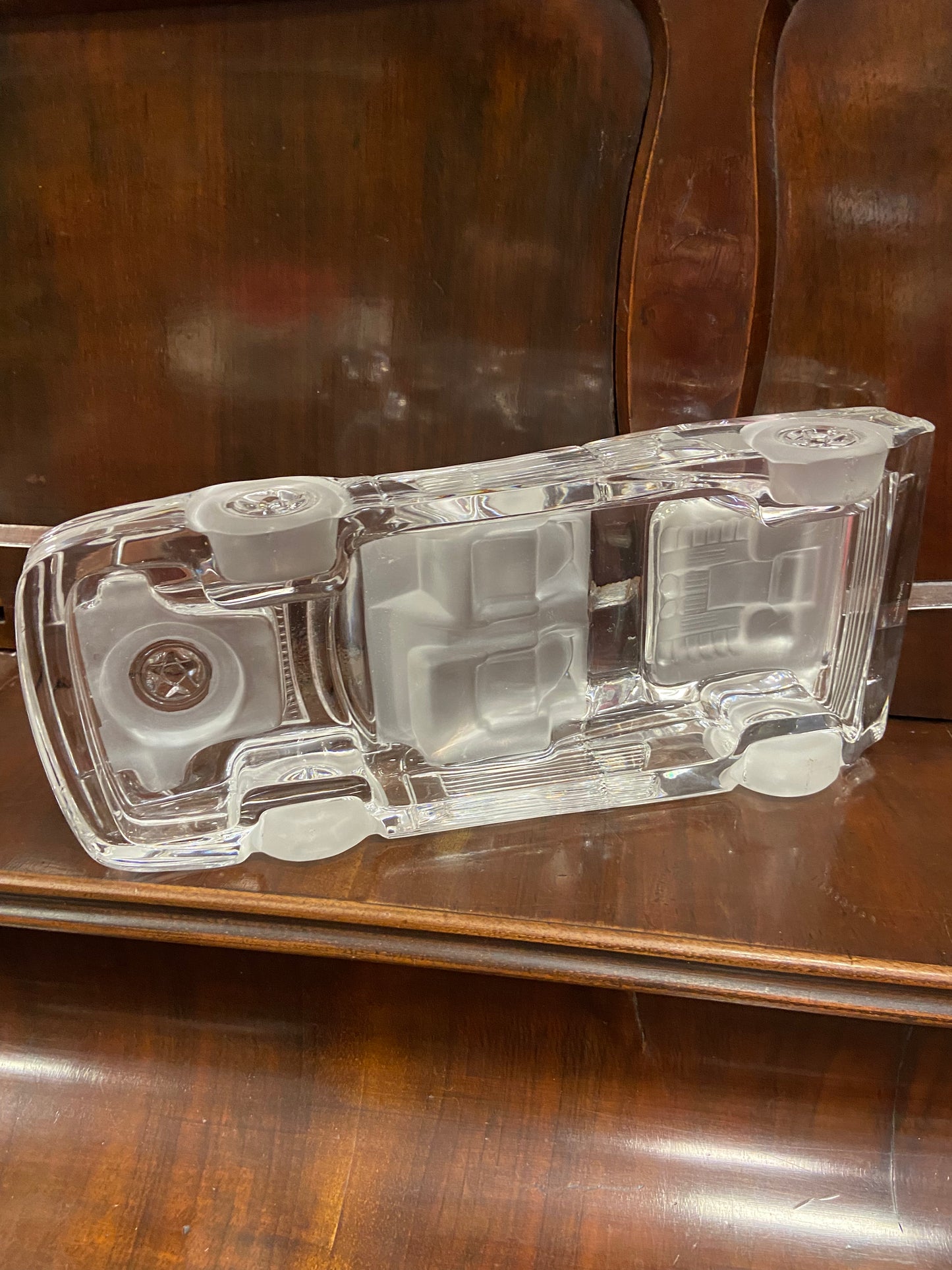 scultura in cristallo "Ferrari Testarossa"