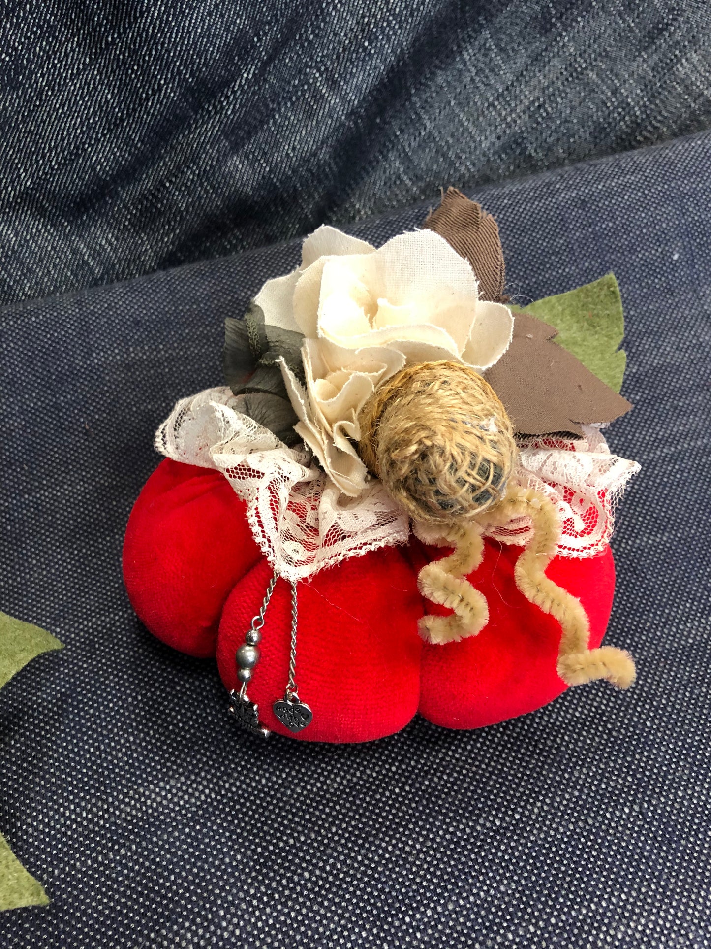 Set of fragrant decorative pumpkins
